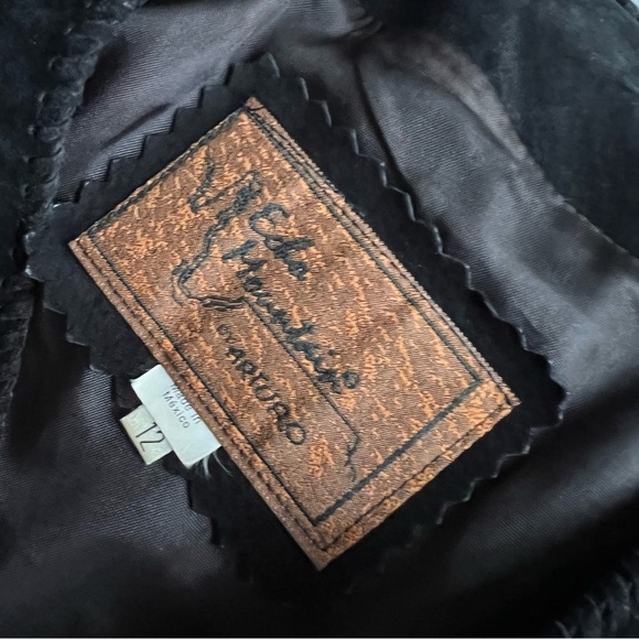 Vintage Echo Mountain Arturo Arocha Suede Leather Fringe Southwest Beaded Jacket - Picture 3 of 14